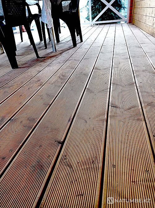 Installation of a terrace made of natural wood Almaty - photo 6