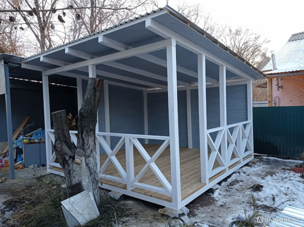 Wooden gazebos to order Almaty - photo 8