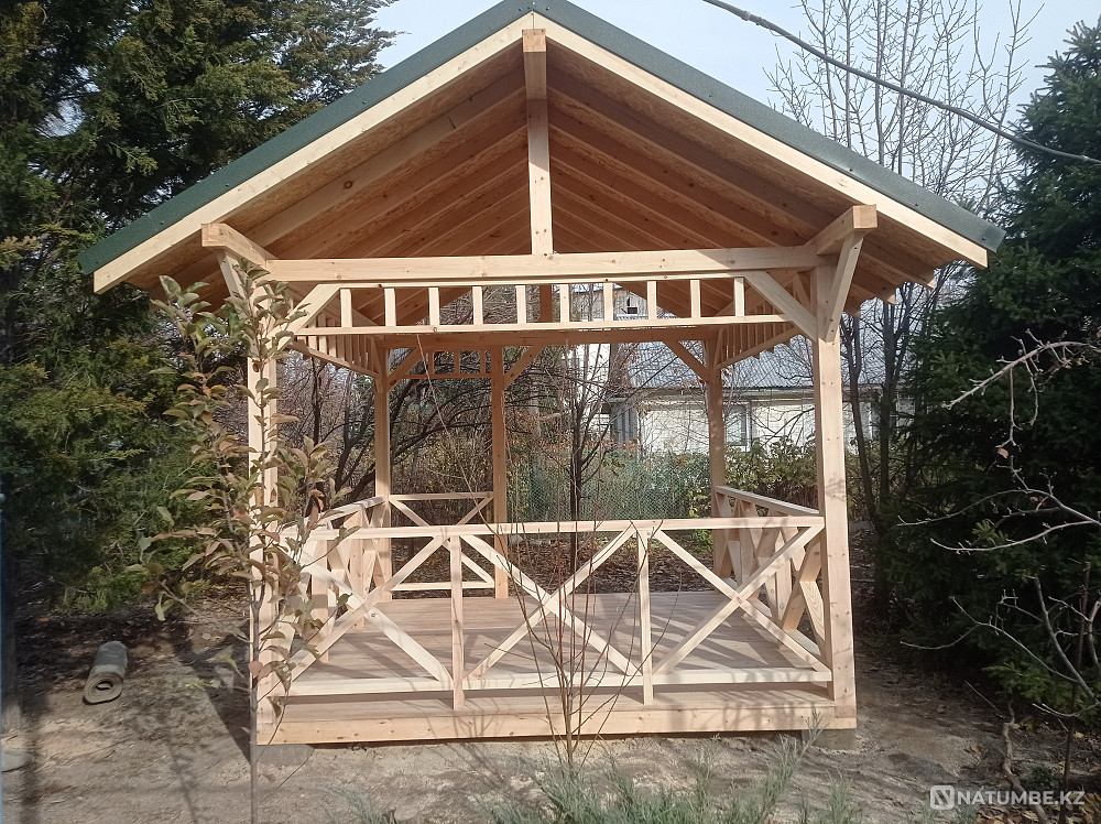 Arbors from the massif of a tree under the order Almaty - photo 5