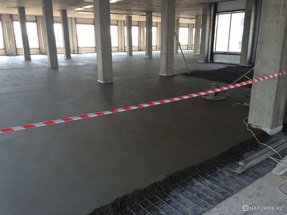 Semi-dry floor screed in one day Kostanay - photo 3