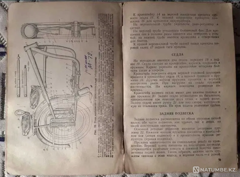 Конструкция коляски мотоцикла м 62