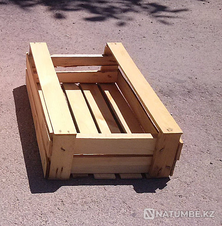 Wooden box for apples, fruits Almaty - photo 2