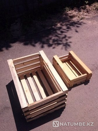Wooden box for apples, fruits Almaty - photo 4