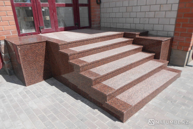 Granite, steps, platforms, coverings Almaty - photo 2