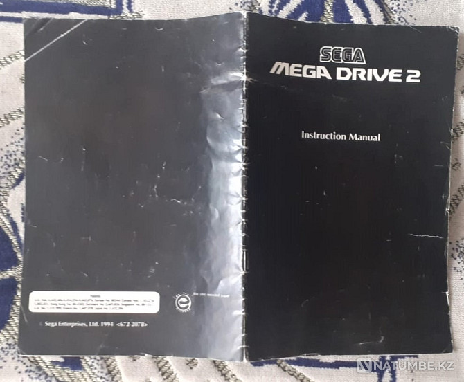 Sega Mega Drive 2. Инструкция.1994г Костанай - изображение 4