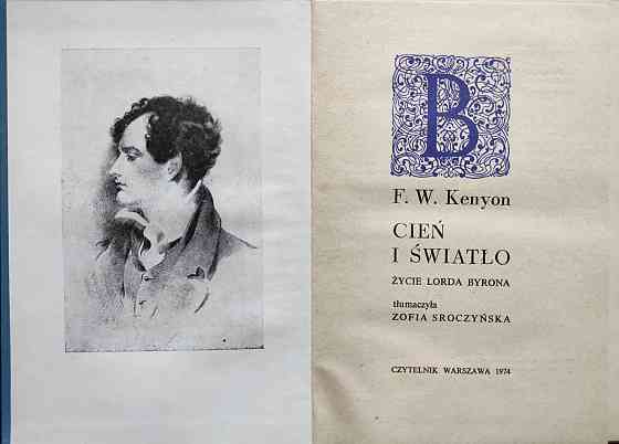 Cień i światƚo Życie lorda Byrona Kenyon Almaty