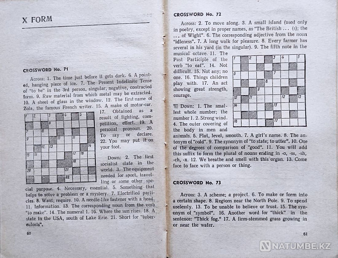 English Crosswords (для III-IX классов Алматы - изображение 5