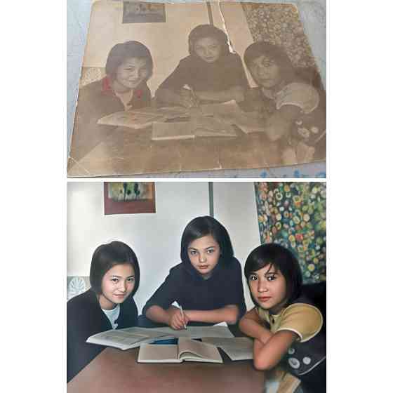 Реставрация фото, восстановление старых Astana
