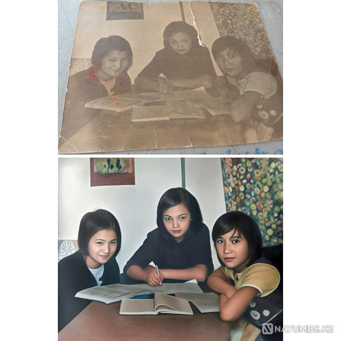 Photo restoration, restoration of old ones Astana - photo 2