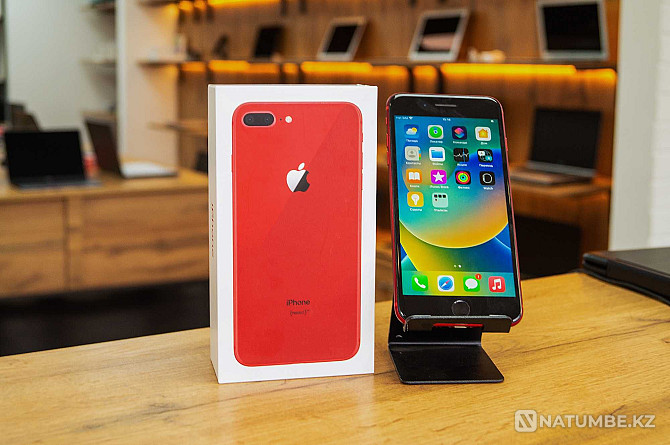 Iphone 8 Plus. 64 Gb. Красный. Рассрочка 0-0-12. Гарантия Алматы - изображение 5