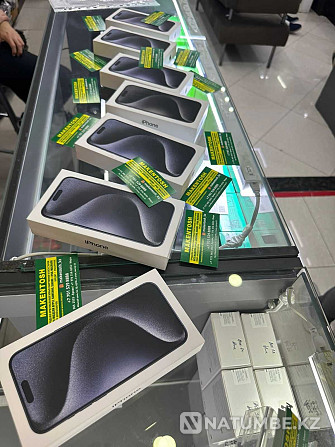 Айфон 15 про 128 серебристый iPhone 15 pro 128 silver айфон 15 128гб Алматы - изображение 1