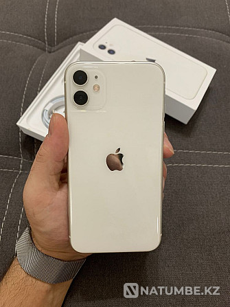 Iphone 11 on 128gb silver iPhone 11 Almaty - photo 2