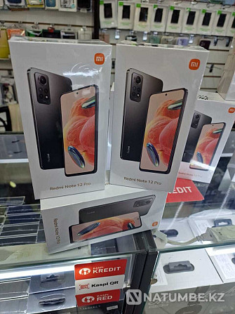 Смартфон Xiaomi Redmi Note 12 Pro 5G 6/128Gb Midnight Black акция Алматы - изображение 1