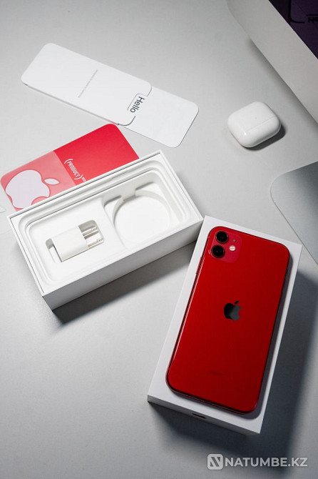 IPhone 11; 64Gb; Red Алматы - изображение 2