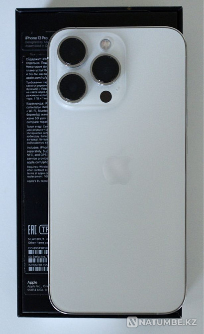 iPhone 13 Pro 256GB EAC; full set; new condition; Battery 95% Almaty - photo 1