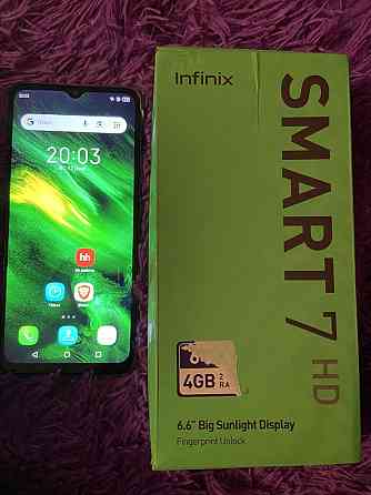 Смартфон Infinix SMART 7 3 ГБ/64 ГБ синий Almaty