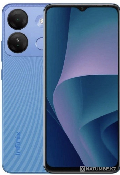 Смартфон Infinix SMART 7 3 ГБ/64 ГБ синий Алматы - изображение 3
