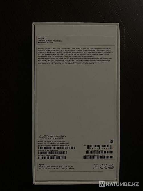 ПРОДАМ IPHONE 13 starlight 256GB Алматы - изображение 4