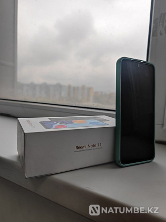 Selling Xiaomi Redmi Note 11 Graphite Gray 4/64 used, broken screen Almaty - photo 3