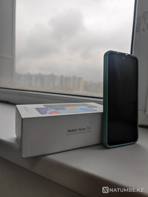 Продам Xiaomi Redmi Note 11 Graphite Gray 4/64 б/у разбит экран Алматы - изображение 3
