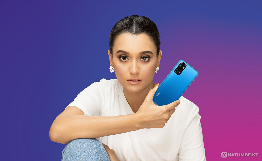 Продам Xiaomi Redmi Note 11 Graphite Gray 4/64 б/у разбит экран Алматы - изображение 1