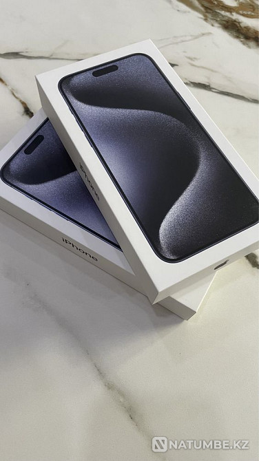 Iphone 15 PRO MAX Blue Titanium; 512гб новый; запечатанный Алматы - изображение 5