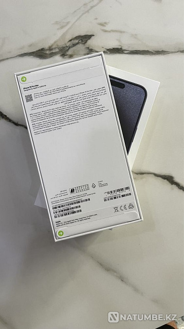 Iphone 15 PRO MAX Blue Titanium; 512гб новый; запечатанный Алматы - изображение 3