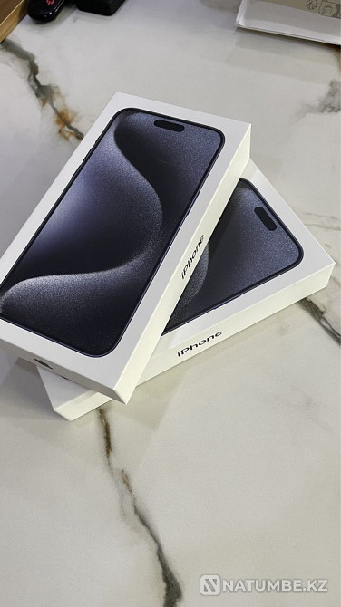 Iphone 15 PRO MAX Blue Titanium; 512гб новый; запечатанный Алматы - изображение 2