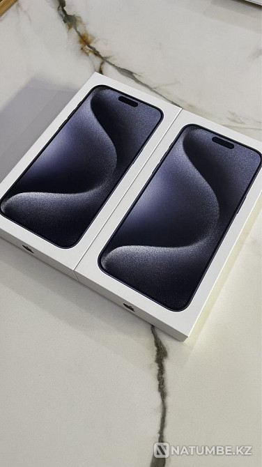 Iphone 15 PRO MAX Blue Titanium; 512гб новый; запечатанный Алматы - изображение 4