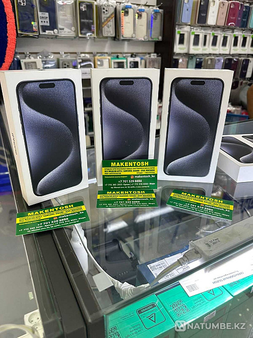 Смартфон Apple iPhone 15 Pro Max DS 128Gb Space Black оптовые цены Алматы - изображение 1