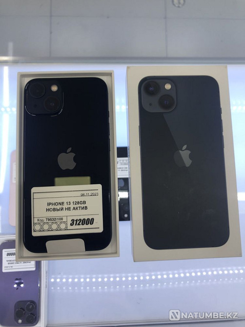 Новый айфон 13 128gb не активирован 100% рассрочка 0.0.12 Алматы - изображение 1