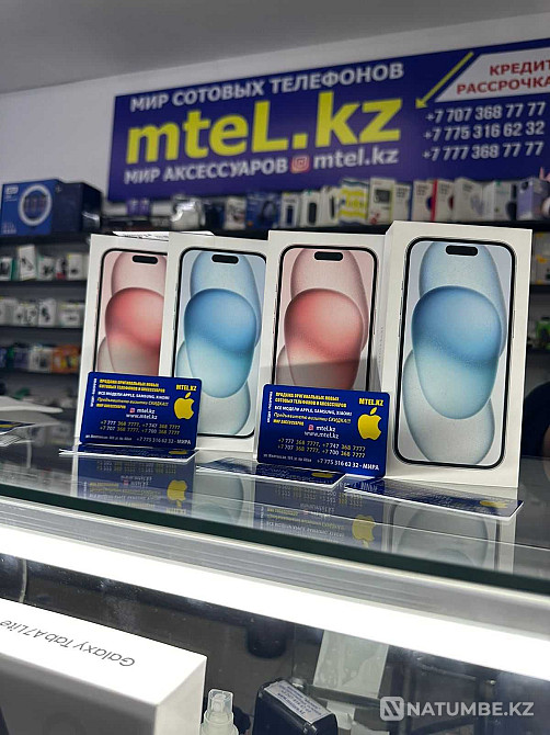 Apple iPhone 15 128gb purple оптовые цены акция в алматы на айфоны Алматы - изображение 1