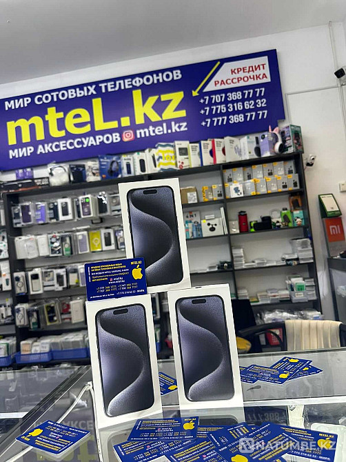 Айфон 15 про 256гб сиреневый iPhone 15 Pro 256gb purple айфон 15 акция Алматы - изображение 1