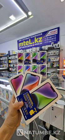 iPhone 14 128GB emerald iPhone 14 128GB purple promotion iPhone 14 256GB 512 Almaty - photo 1