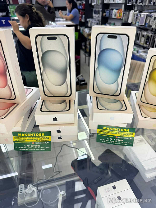 Apple iPhone 15 128g gold айфон 15 128г золотой акция айфон 15 Алматы - изображение 2