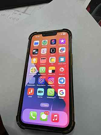 Iphone 13 128GB BLACK в хорошем состоянии 83% аккум-ра нету сарапин! Almaty