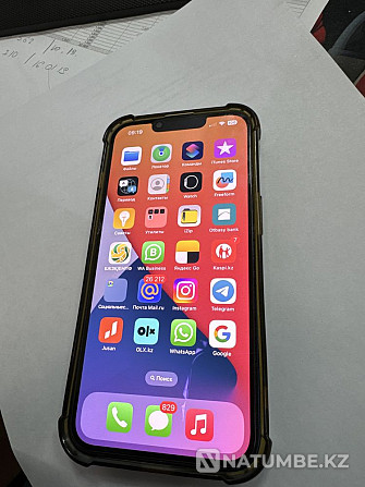 Iphone 13 128GB BLACK in good condition 83% battery missing! Almaty - photo 4