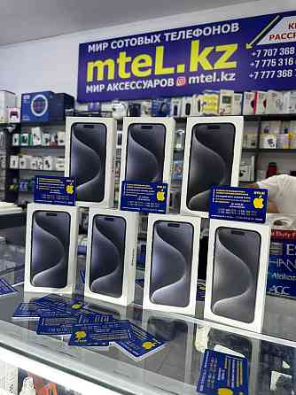 Apple iPhone 15 Pro 512G Black Titanium самые низкие цены в алматы Almaty