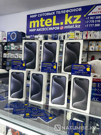 Apple iPhone 15 Pro 512G Black Titanium lowest prices in Almaty Almaty - photo 2