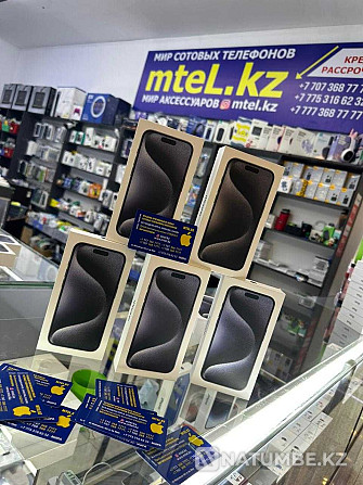 Apple iPhone 15 Pro 512G Black Titanium lowest prices in Almaty Almaty - photo 1