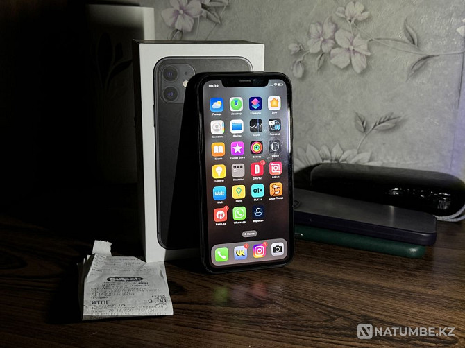 Iphone 11 black 64 Almaty - photo 2