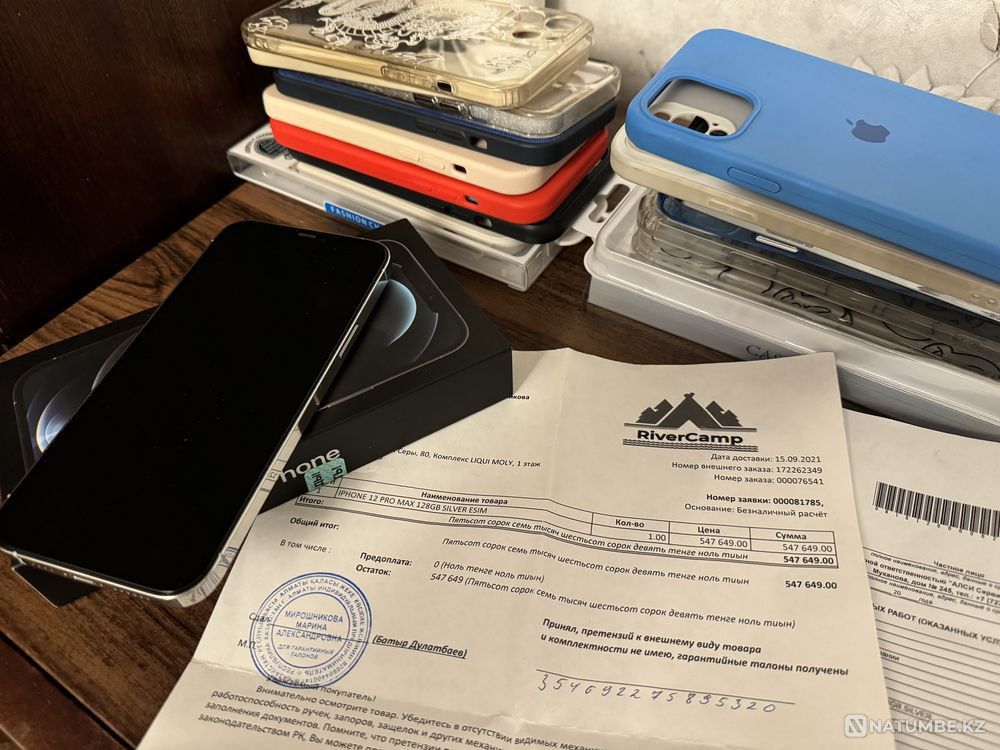 Iphone 12 pro max 128 gb отличное состояние Алматы - изображение 2