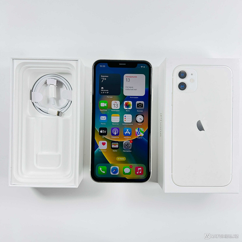 Айфон iPhone 11 64 ГБ White [РАССРОЧКА ДО 24 МЕС] [Kaspi RED] Алматы - изображение 1
