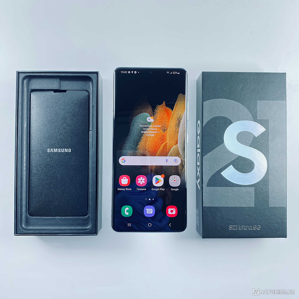 Самсунг Samsung S21 Ultra 128 GB Black [РАССРОЧКА ДО 24 МЕС/KASPI RED] Алматы - изображение 1