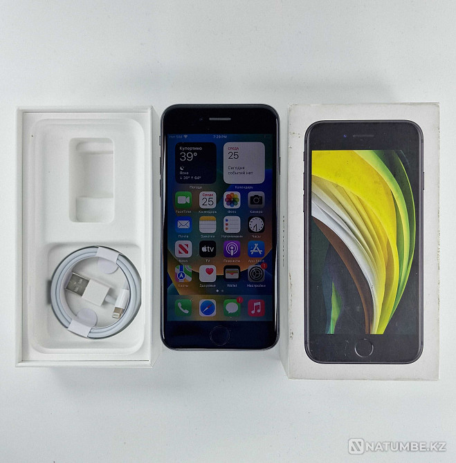 Айфон iPhone Se 128Gb Black [РАССРОЧКА ДО 24 МЕС] [Kaspi RED] Алматы - изображение 1