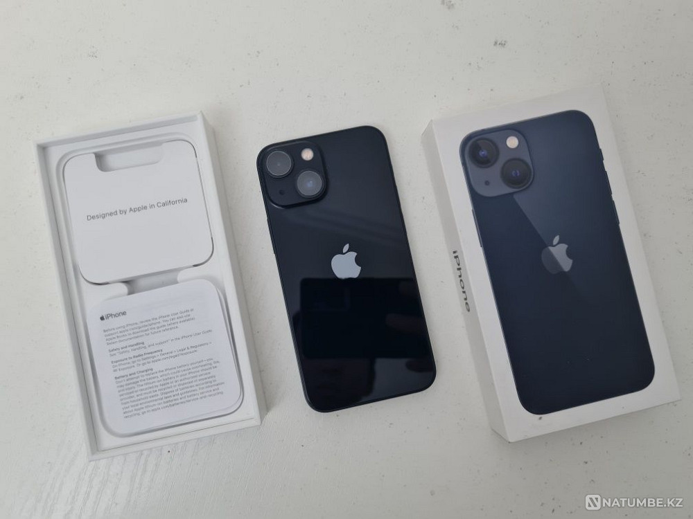 Продам Iphone 13 mini 128 gb midnight Алматы - изображение 2