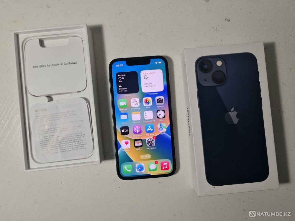 Продам Iphone 13 mini 128 gb midnight Алматы - изображение 1