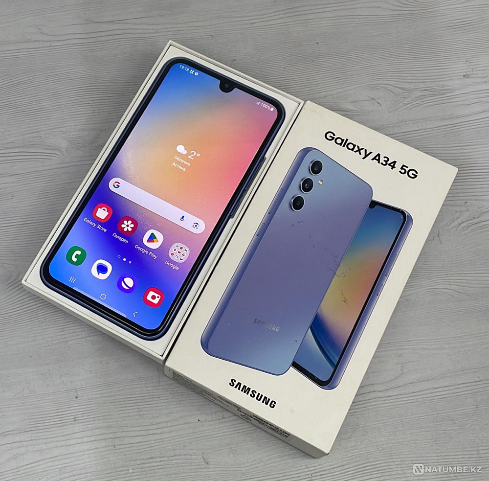 Samsung Galaxy A34 5G 6GB/128GB / Ломбард Белый Алматы - изображение 1