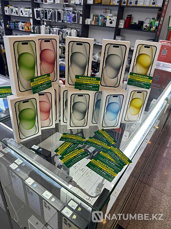 Smartphone Apple iPhone 15 256Gb Silver wholesale prices promotion in Almaty Almaty - photo 1