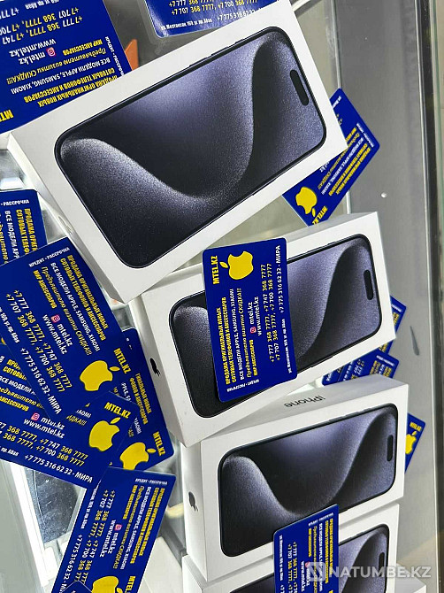 Apple iPhone 15 Pro 256Gb Natural Titanium lowest prices promotion Almaty - photo 3